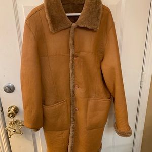 Woman’s suede reversible heavy coat
